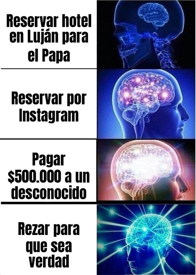 Expectativa por la llegada del Papa y ya hay estafadores vendiendo reservas truchas en hoteles de Luján a…
