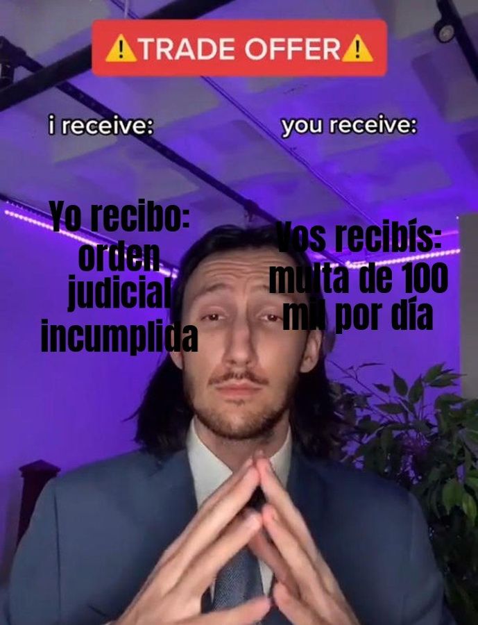 La Justicia le clavó al Gobierno una multa de 100 mil pesos por día por no cumplir la cautelar del…