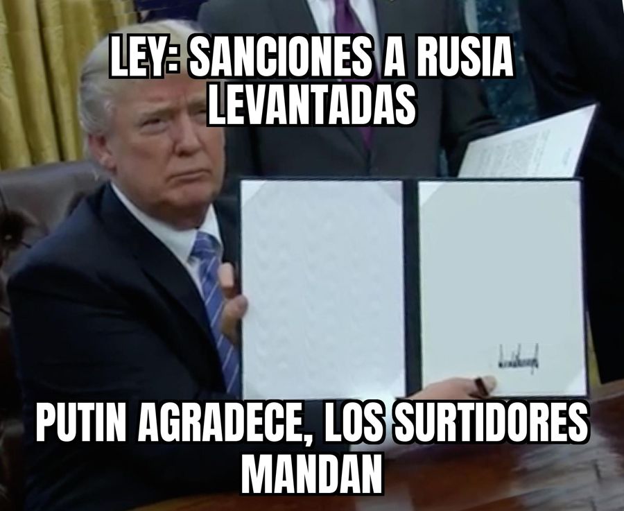 Trump levanta las sanciones energéticas a Rusia y Moscú lo celebra