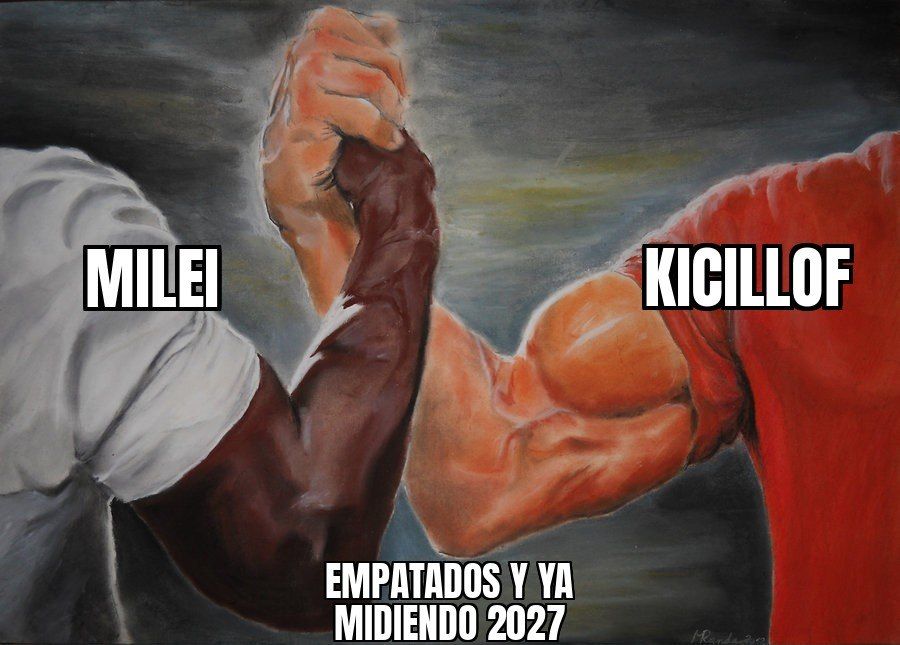 Milei y Kicillof empatan en un hipotético balotaje 2027: ninguno le saca ventaja al otro