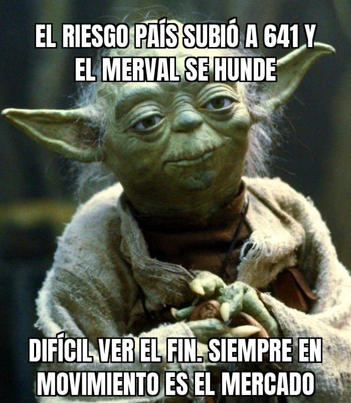 El riesgo país argentino salta a 641 puntos y el mercado se pega otro faltazo.