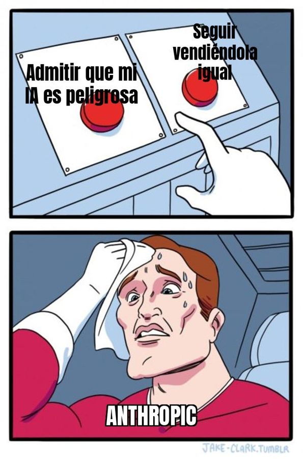 Anthropic advierte que su propia IA puede provocar "riesgos existenciales para la humanidad"