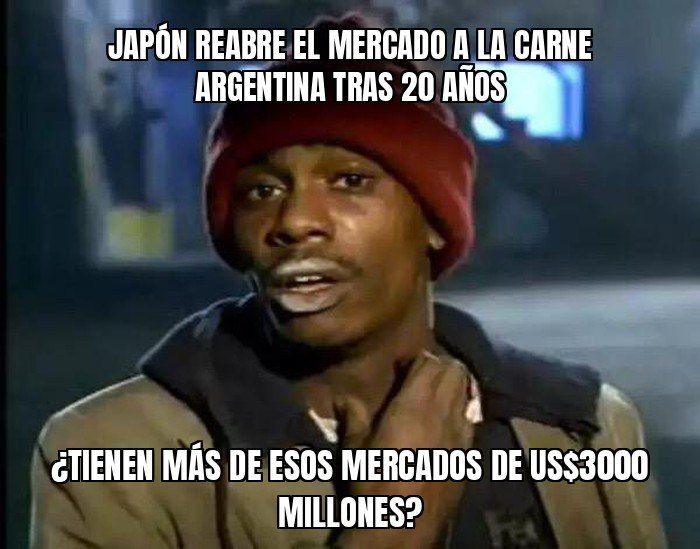 Japón le abrió de nuevo el mercado a la carne argentina después de 20 años