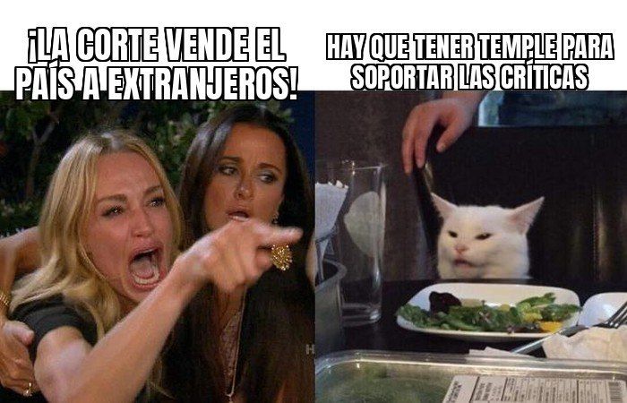 Marcharon contra la Corte y Rosenkrantz les contestó: "hay que tener temple para soportar las…