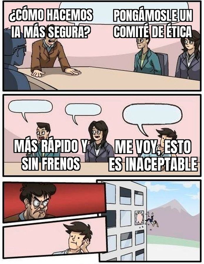 Jefe de seguridad de OpenAI se va y dice que "el rumbo actual es inaceptable"