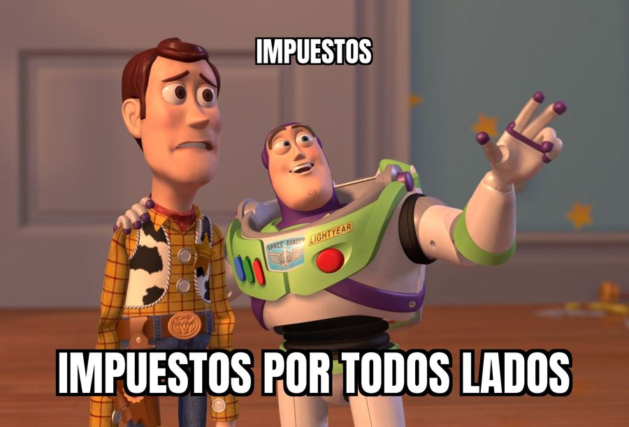 Una persona puede pagar hasta 43 impuestos distintos en un año, y el Gobierno se felicita por haber sacado…
