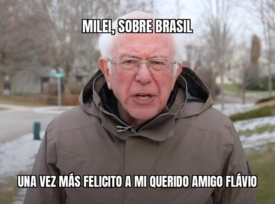 Milei felicitó a su "querido amigo" Flávio Bolsonaro por su "histórica elección" frente a…