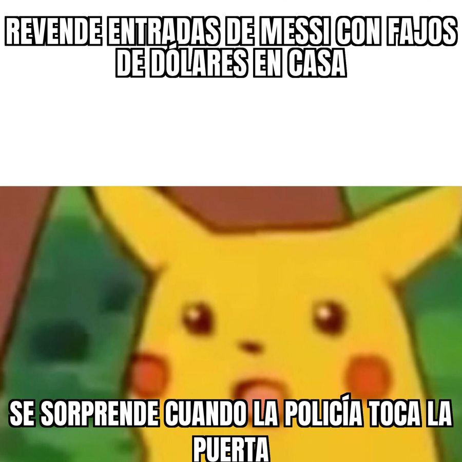 Revendía entradas para la despedida de Messi y la Policía le encontró fajos de dólares en una caja fuerte