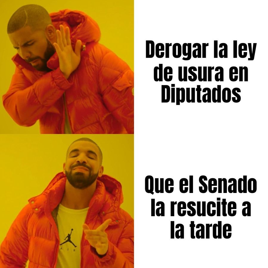 Diputados no pudo derogar los topes de la ley de usura, pero el Senado puede resucitarla hoy mismo