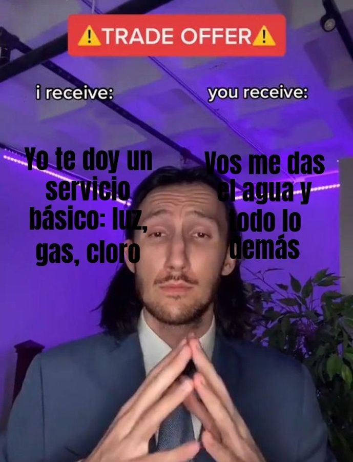 El "Rey del Cloro" ya tiene la luz, el gas, la nafta y ahora se queda también con el agua