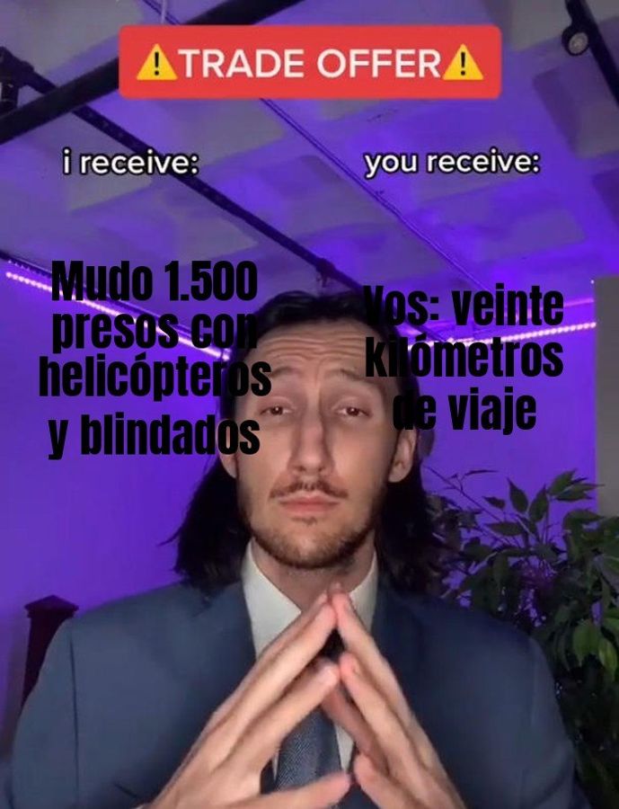 Cárcel de Devoto se vacía a razón de cien presos por día, con blindados y helicópteros