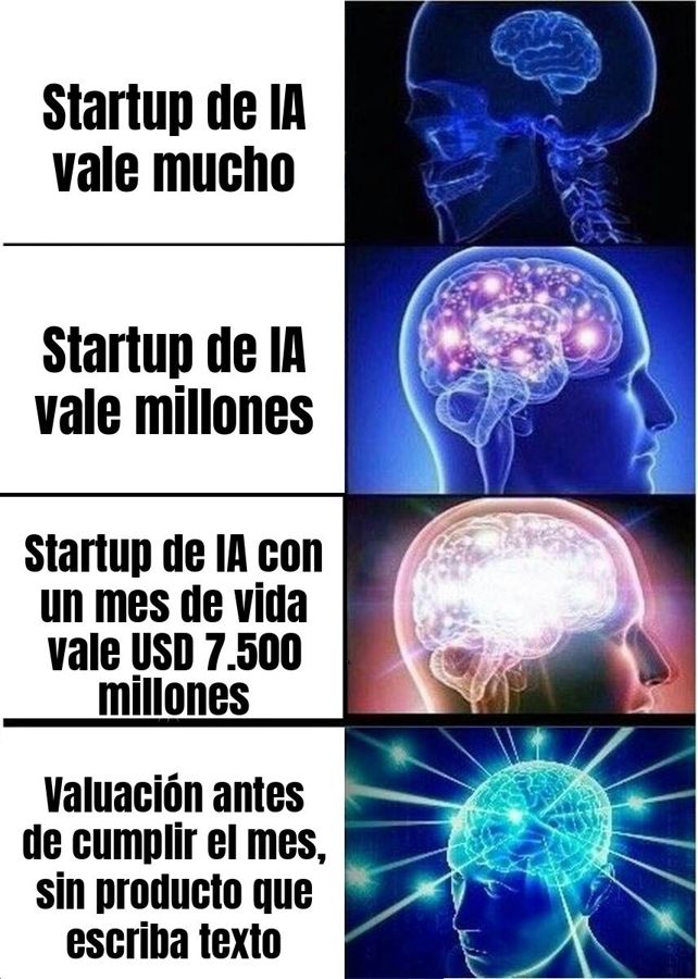 Una startup de IA con menos de un mes de vida ya vale USD 7.500 millones