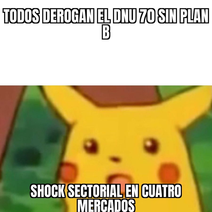Si derogan el DNU 70/2023, cuatro mercados clave quedan en "shock sectorial" y con incertidumbre…