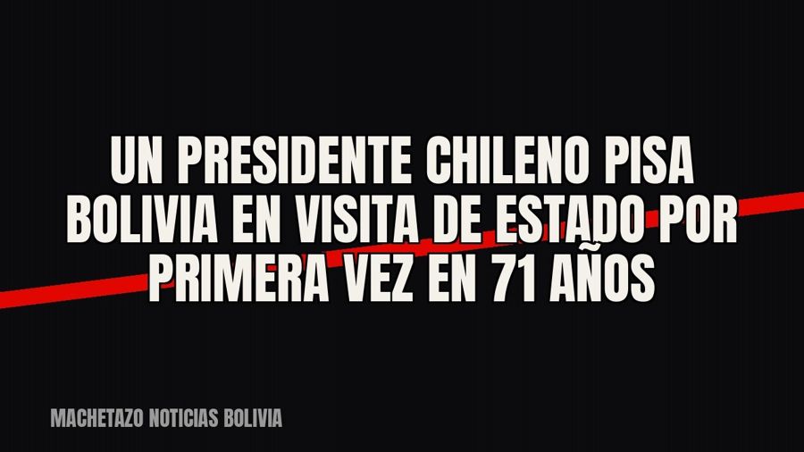 Un presidente chileno pisa Bolivia en visita de Estado por primera vez en 71 años
