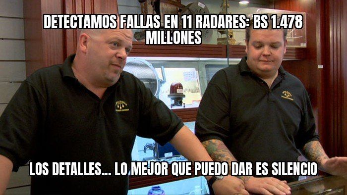 Detectan fallas en 11 radares y el daño económico ya pasa los Bs 1.478 millones
