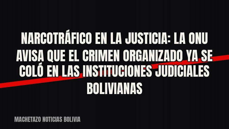 Narcotráfico en la Justicia: la ONU avisa que el crimen organizado ya se coló en las instituciones judiciales…