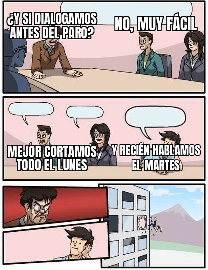 Los choferes cortan la calle el lunes y recién el martes se dignan a hablar con el Gobierno.