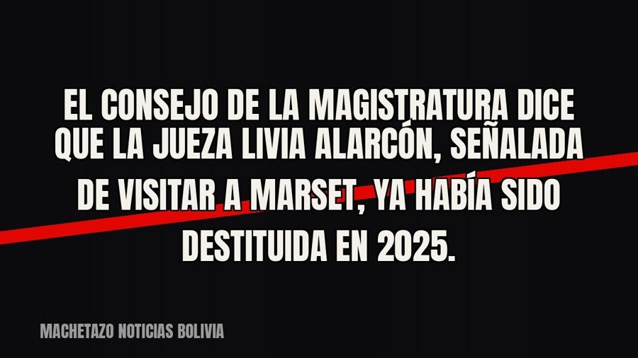 El Consejo de la Magistratura dice que la jueza Livia Alarcón, señalada de visitar a Marset, ya había sido…