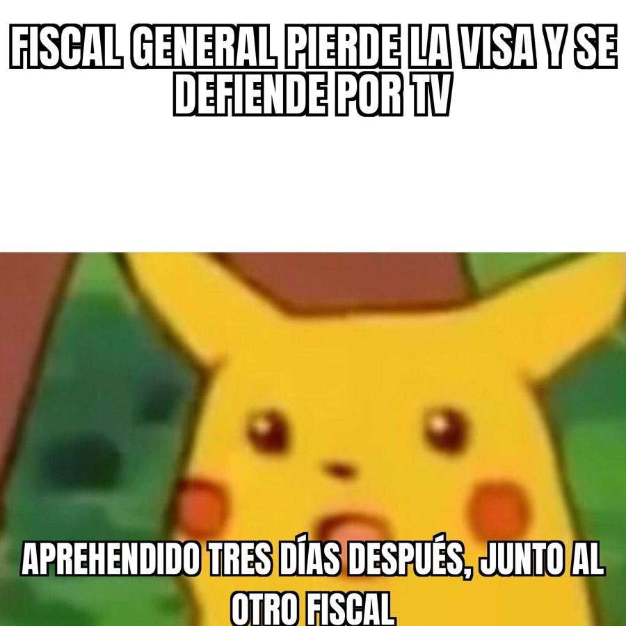 En tres días el fiscal general pasó de defenderse por la visa revocada a quedar aprehendido junto al fiscal…