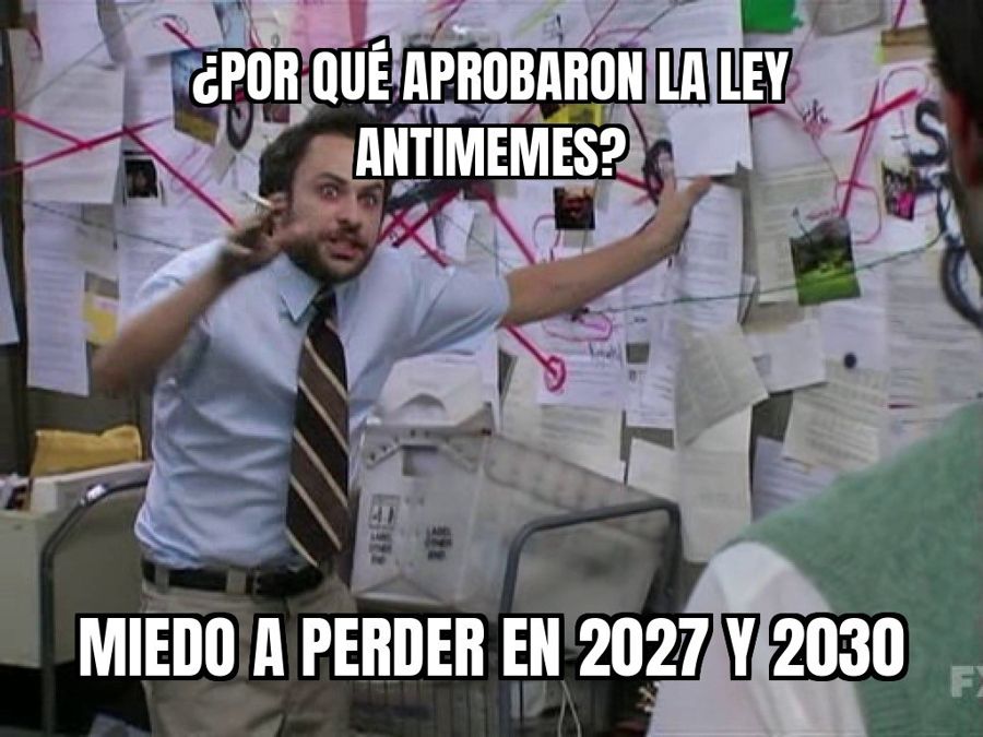 Somos acusa que Morena aprobó la "Ley Antimemes" por miedo a perder las elecciones de 2027 y 2030
