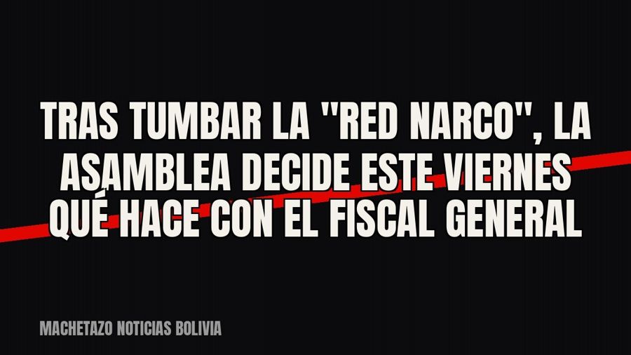 Tras tumbar la "red narco", la Asamblea decide este viernes qué hace con el Fiscal General