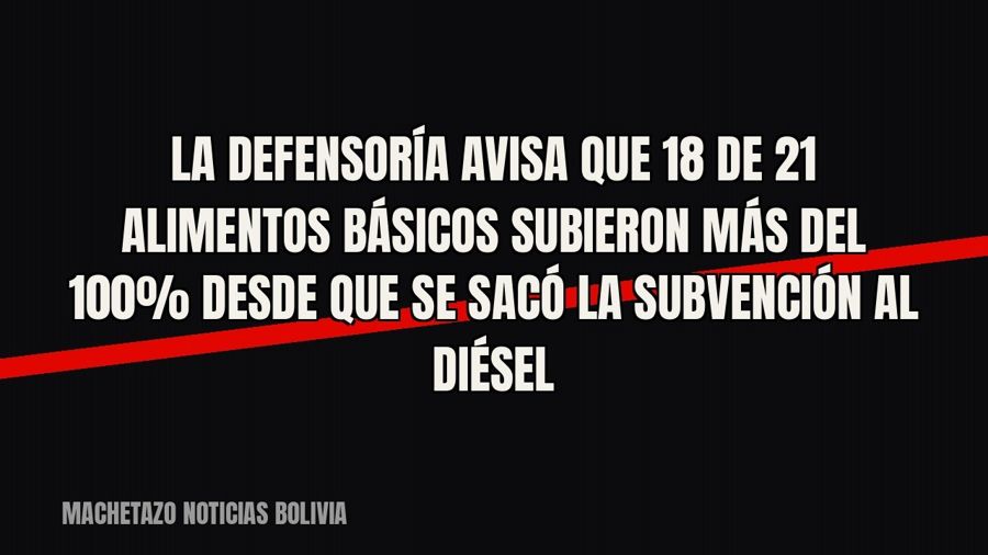 La Defensoría avisa que 18 de 21 alimentos básicos subieron más del 100% desde que se sacó la subvención al…