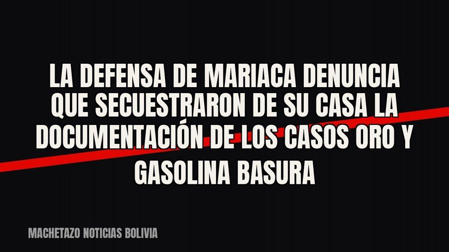 La defensa de Mariaca denuncia que secuestraron de su casa la documentación de los casos oro y gasolina basura