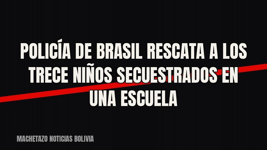 Policía de Brasil rescata a los trece niños secuestrados en una escuela