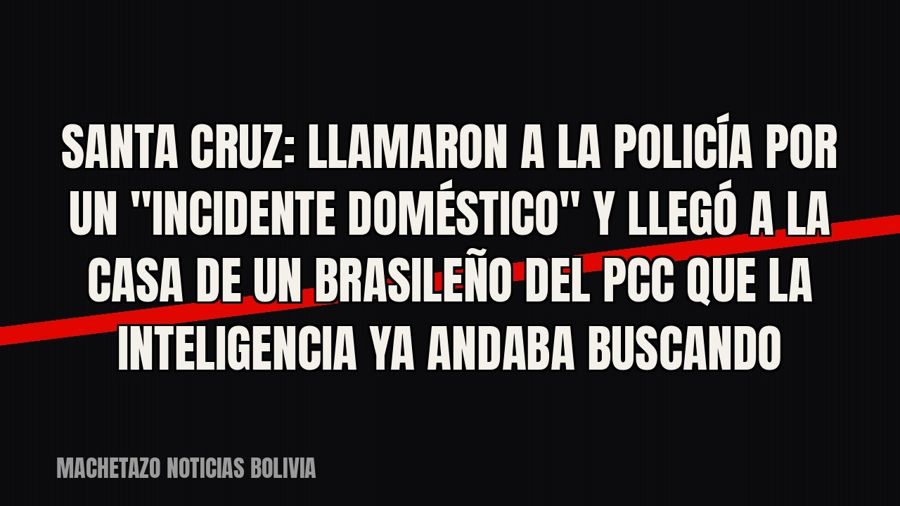 Santa Cruz: llamaron a la Policía por un "incidente doméstico" y llegó a la casa de un brasileño…