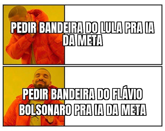 A IA da Meta no WhatsApp se recusa a fazer bandeira do Lula, mas faz a do Flávio Bolsonaro sem reclamar