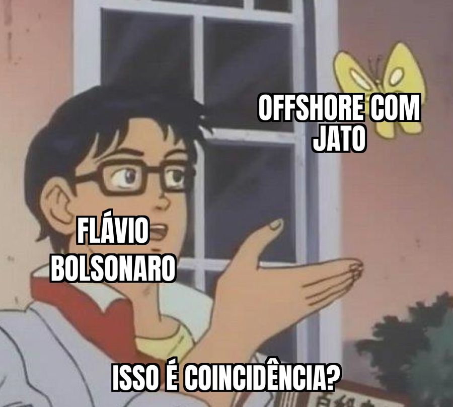 A Polícia Federal aponta Flávio Bolsonaro como "usuário master" de uma offshore ligada a um jato
