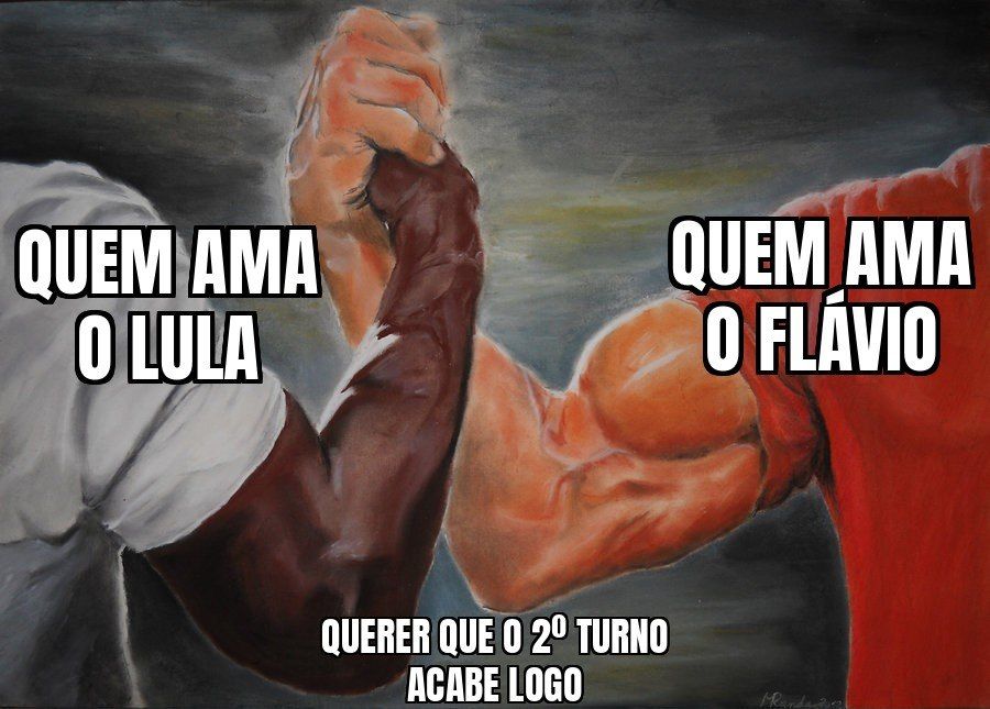 Lula e Flávio Bolsonaro empatam em 50% a 50% nos votos válidos, a 9 dias do segundo turno