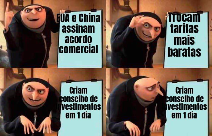 Trump e Xi fecham acordo depois de encontro na ONU: tarifa mais barata pra US$ 30 bilhões em produtos de cada…