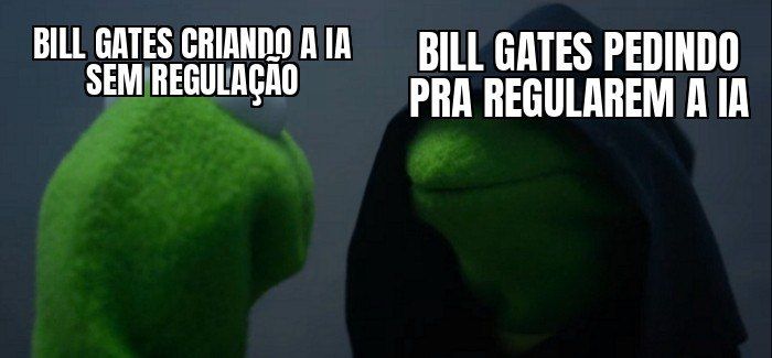 Bill Gates diz que a IA é forte o bastante pra "causar um bilhão de mortes"