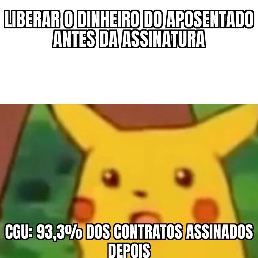 Auditoria da CGU: 93,3% dos consignados do Master começaram a valer antes de o aposentado assinar.