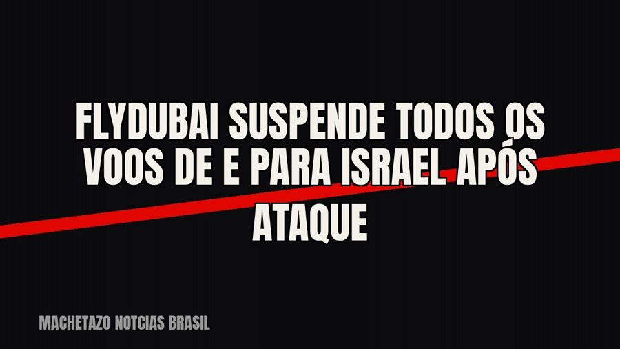 Flydubai suspende todos os voos de e para Israel após ataque