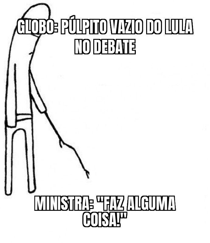 Ministra do TSE proíbe a Globo de deixar púlpito vazio com o nome de Lula no debate