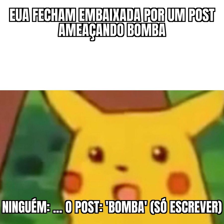 EUA fecharam embaixada e consulados no Brasil por causa de um perfil em rede social ameaçando colocar uma…