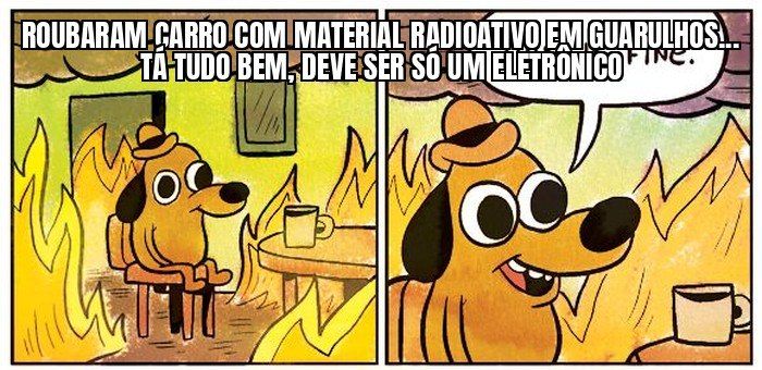 Roubaram em Guarulhos (SP) um veículo carregado com material radioativo de uso médico