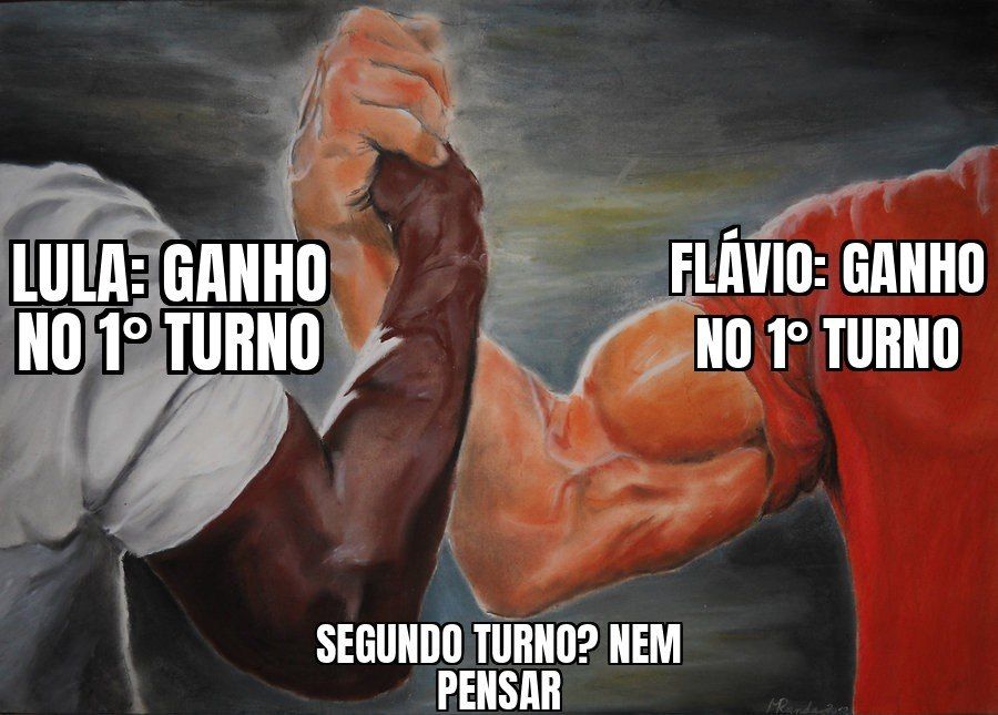 Lula e Flávio Bolsonaro chegam à eleição de hoje jurando que ganham no 1° turno