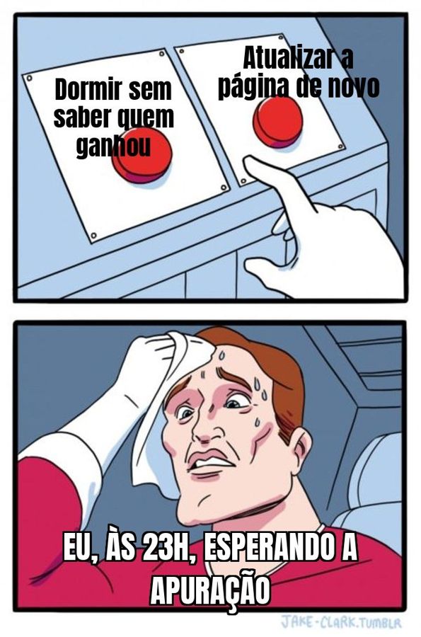 Brasil está contando os votos para presidente e, por enquanto, ninguém ganhou nada.