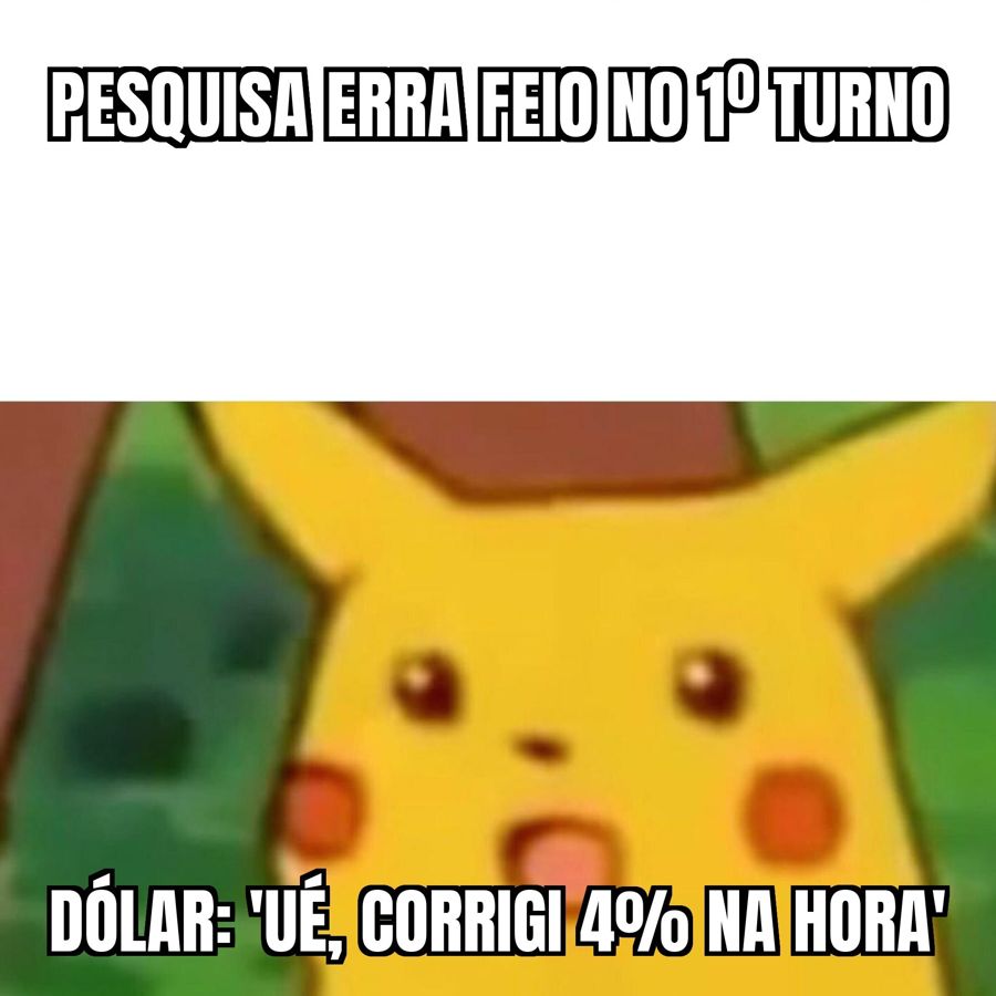 Dólar despenca mais de 4% e fecha a R$ 4,98 depois que o 1º turno desmentiu as pesquisas