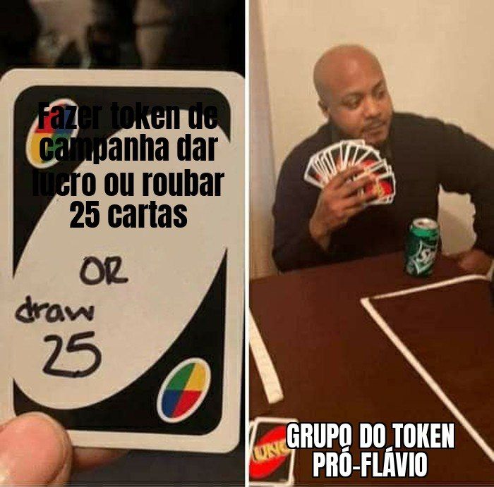 Grupo do token pró-Flávio racha depois do prejuízo, cobra os compradores e tira a política do site até a…