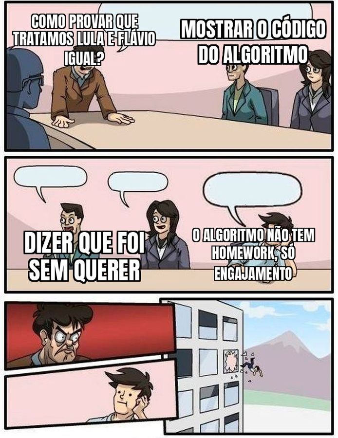 TSE deu 48 horas para a Meta provar que tratou Lula e Flávio de forma igual nas redes