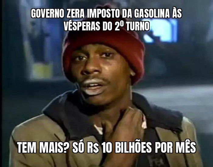 A 16 dias do 2º turno, o governo Lula zerou os tributos federais da gasolina e criou subsídio extra para o…