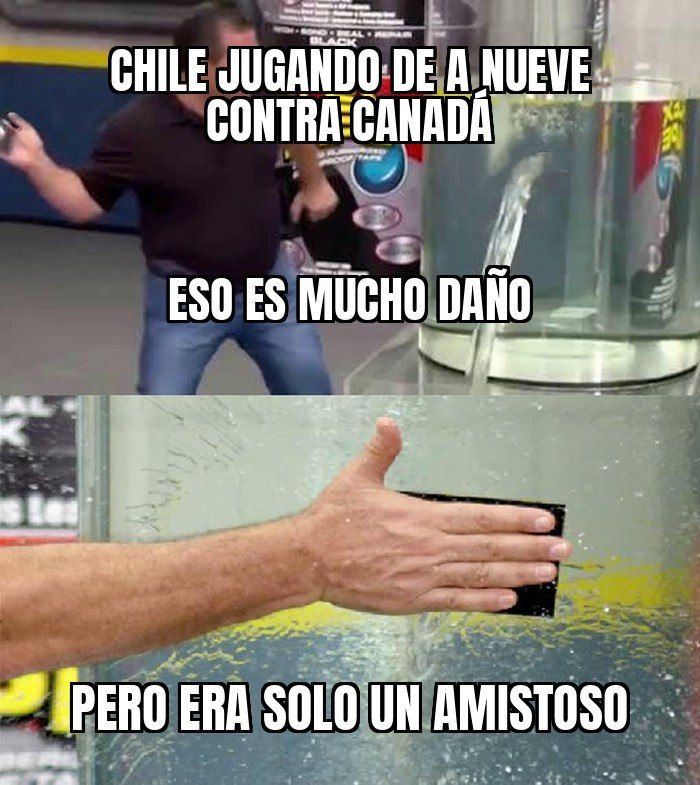 La Roja termina jugando de a nueve contra Canadá, expulsados Cepeda y Suazo.