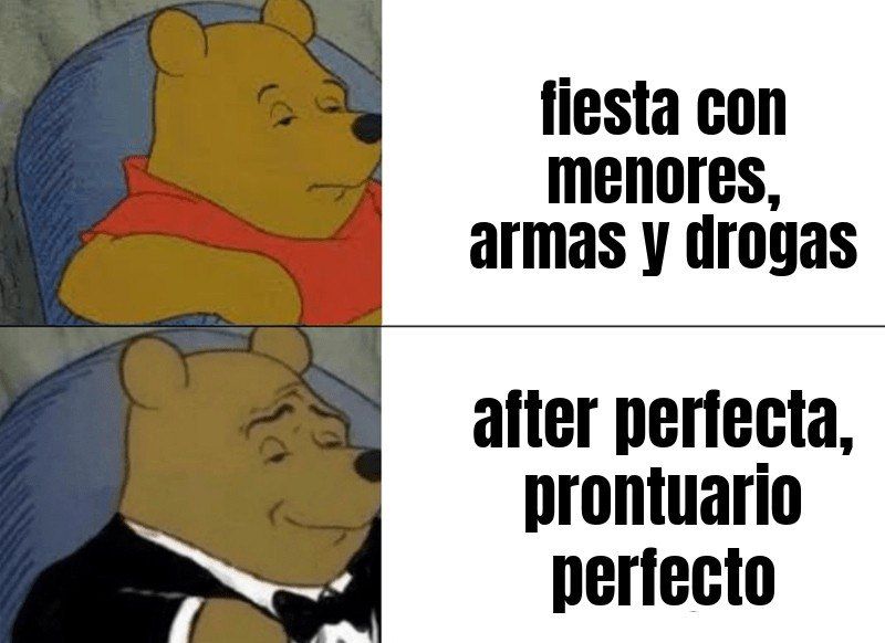 La "Perfecta Musa" cayó organizando un after con menores, armas y drogas debajo de las mesas.