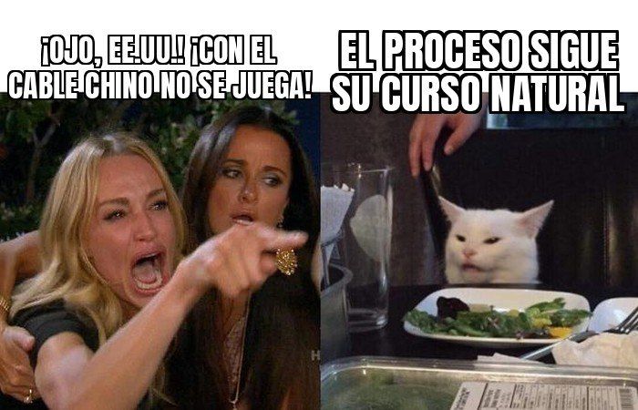 De Grange dice que el cable chino sigue vivo y que no le teme a Washington: "El proceso sigue su curso…