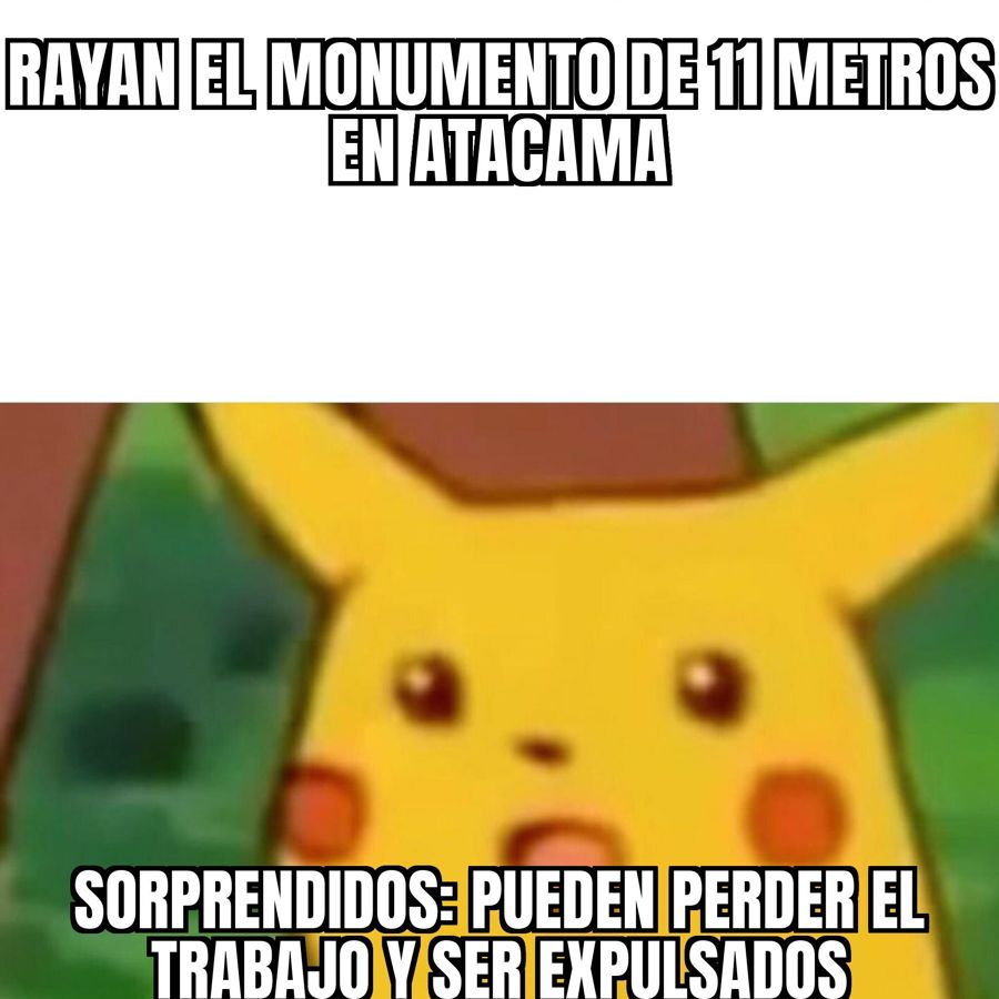Los tres que rayaron la Mano del Desierto pueden quedar sin ppega y ser echados de Chile