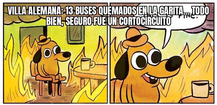Villa Alemana amaneció con al menos 13 buses quemados en una garita.